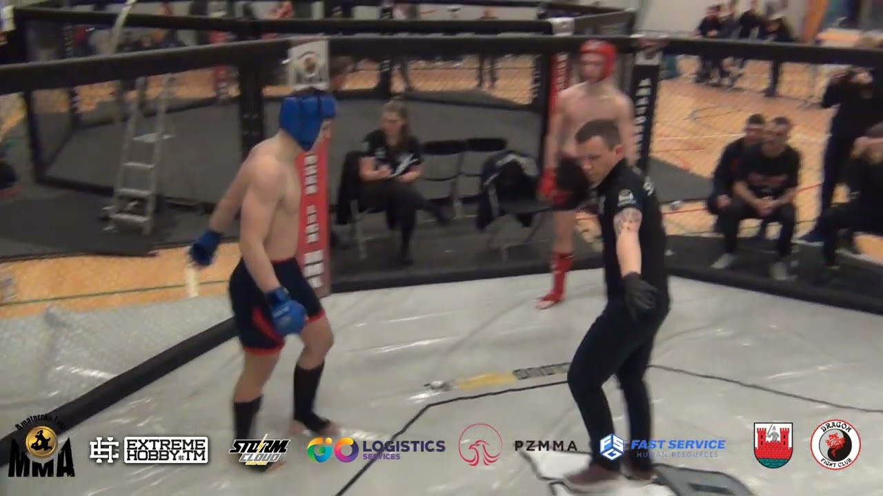 Puchar Europy MMA 2024 Junior PK 77 kg Drobina Sz vs Ruciński N