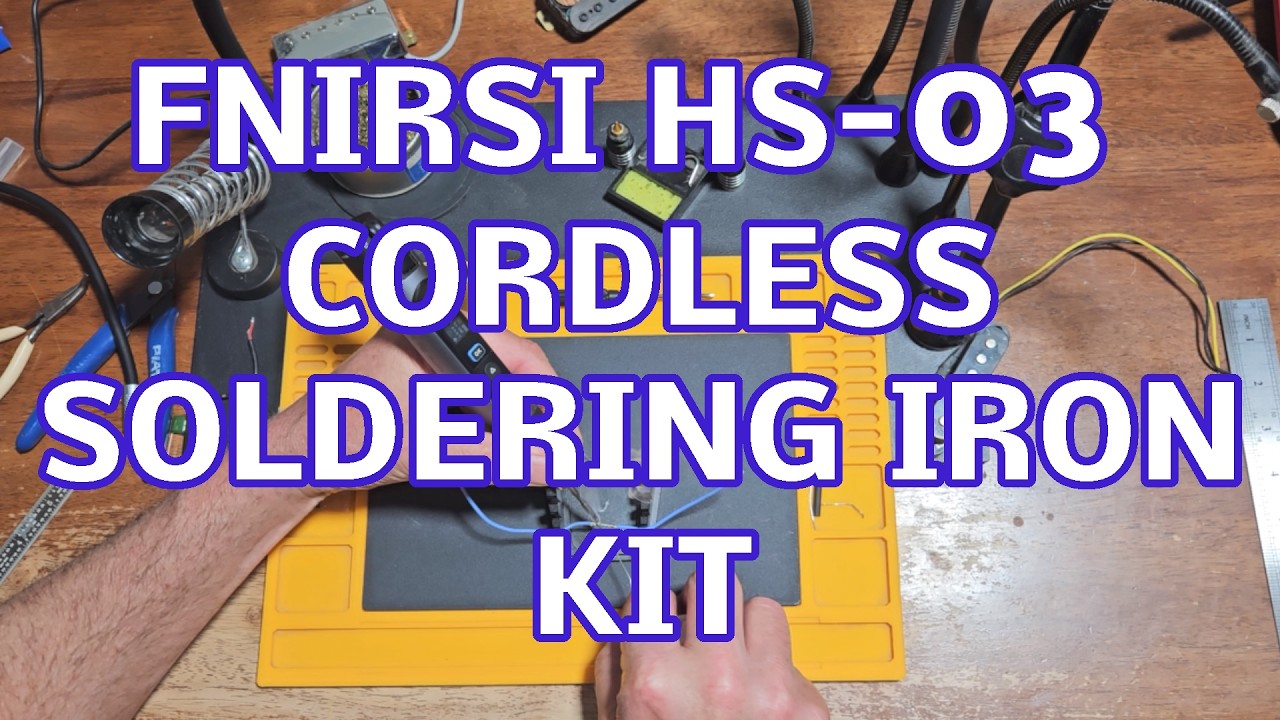 FNIRSI HS-03 Cordless Soldering Iron Kit, Electronics, PCB