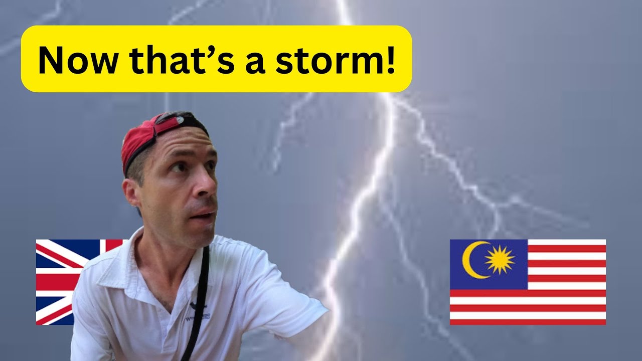 You call that a storm? Malaysia's wild thunder & lightning weather: Business as usual of course