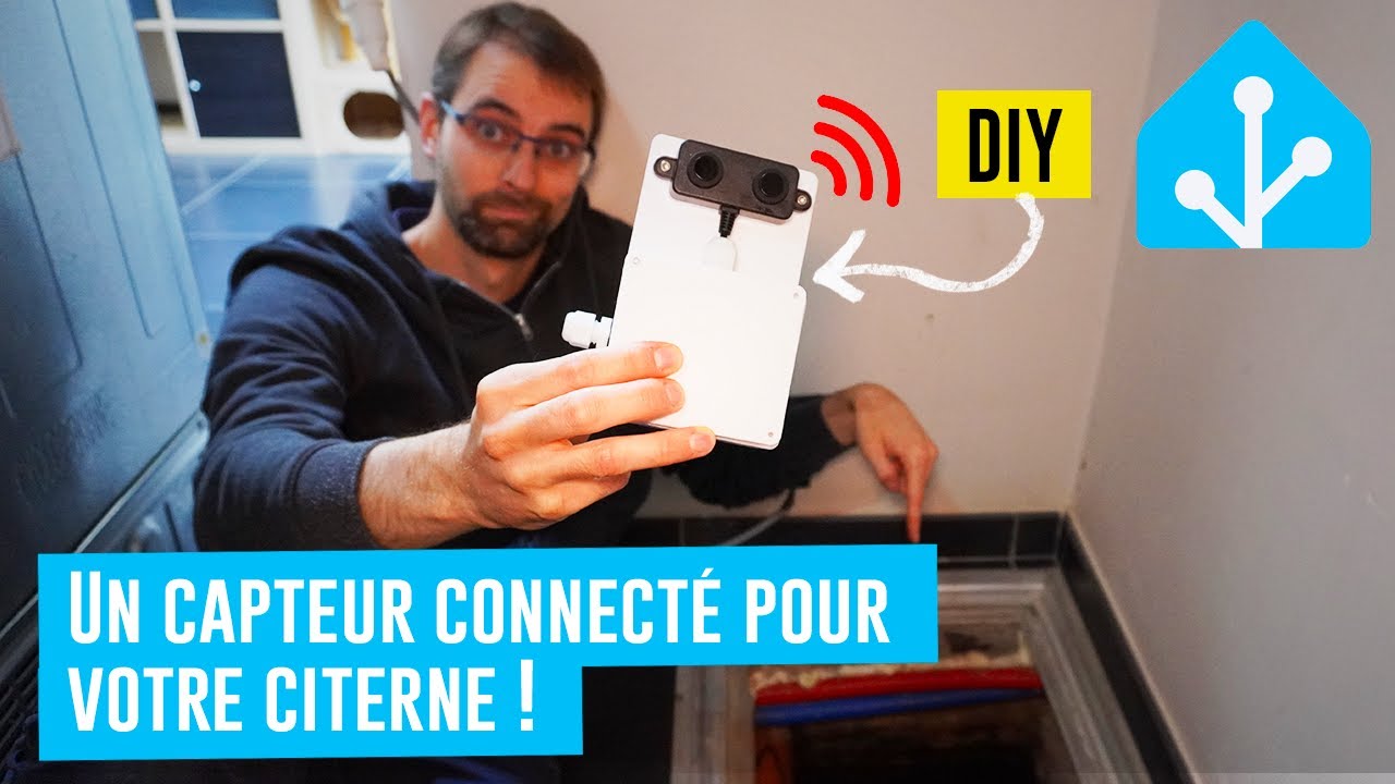 Je crée un capteur de niveau d'eau autonome et DIY pour citerne 💧 avec ESPhome et Home Assistant !