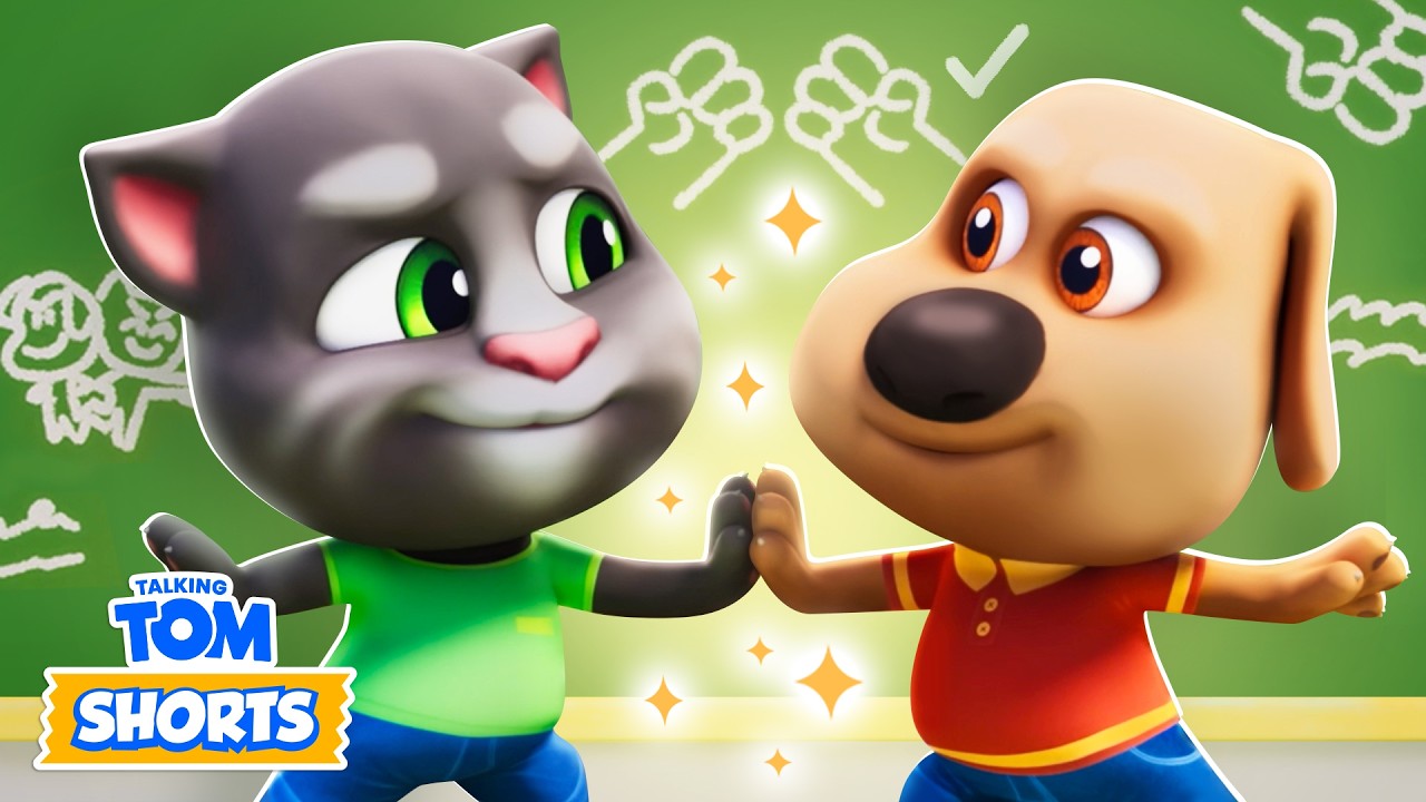 NEW EPISODE! The Handshake Challenge 🏀🙌 Talking Tom Shorts (S3 Episode 46)