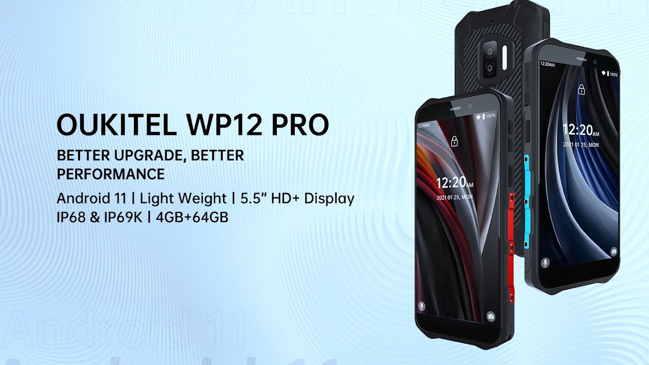 OUKITEL WP12 Pro Lightweight Rugged Phone-Update Version of WP12