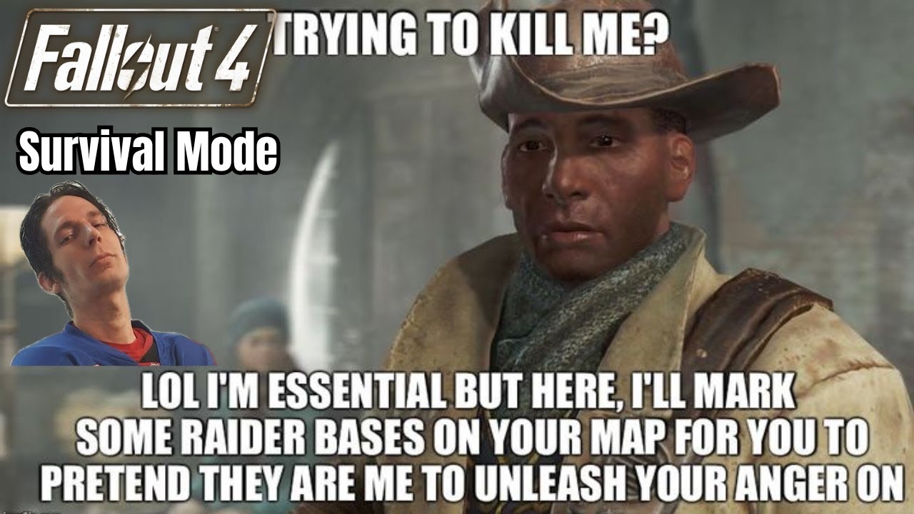 Fallout 4 Survival Mode — Dear Lord NOT Preston | Fallout 4 LIVE☢️