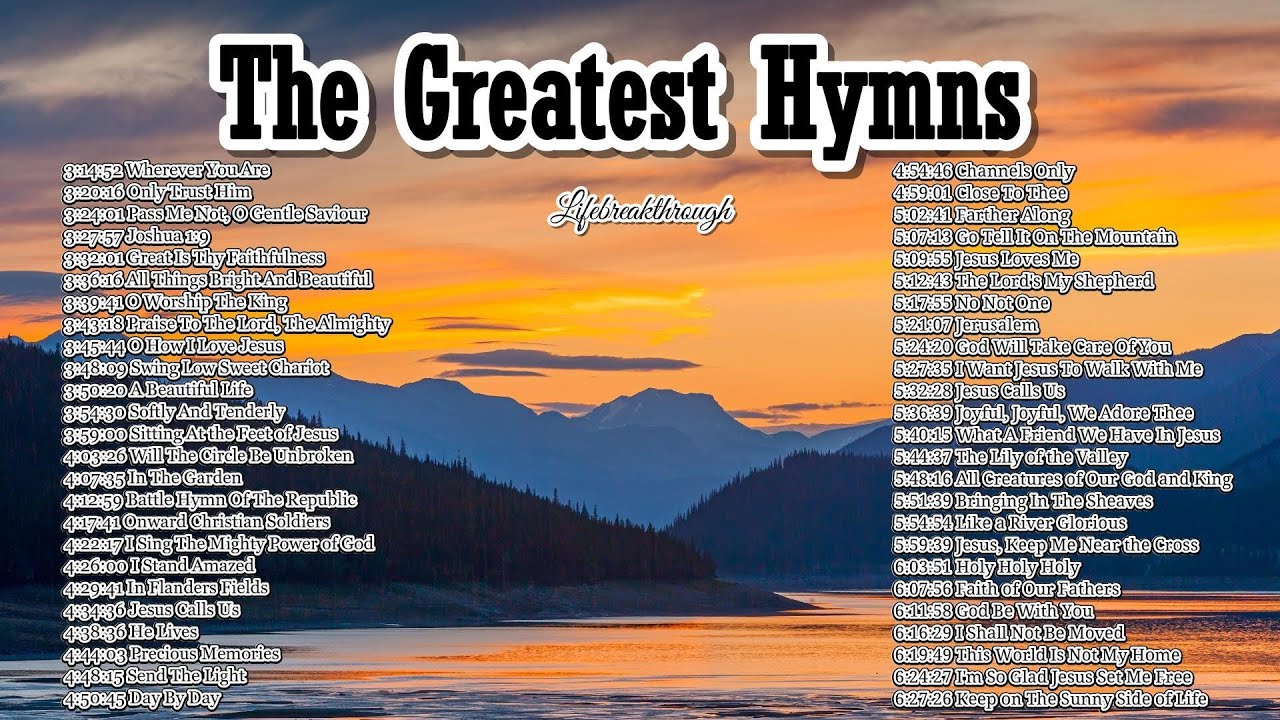 The Greatest Hymns of All Time. How Great Thou Art, The Old Rugged Cross, Amazing Grace and more!