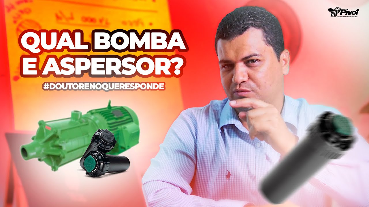 QUAL BOMBA E ASPERSOR  USAR EM UMA ÁREA DE 25X30M? |  LOJA PIVOT