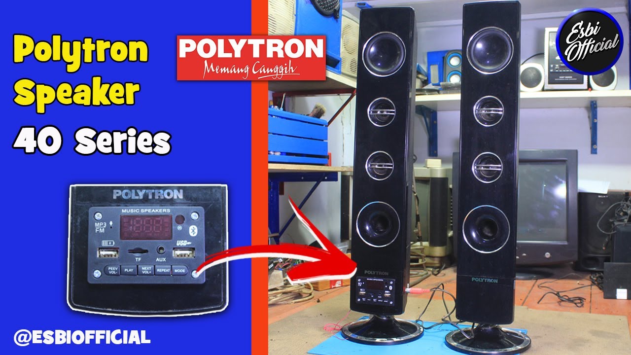 Очень доволен!! Установите модуль Bluetooth MP3 на динамик Polytron серии 40.