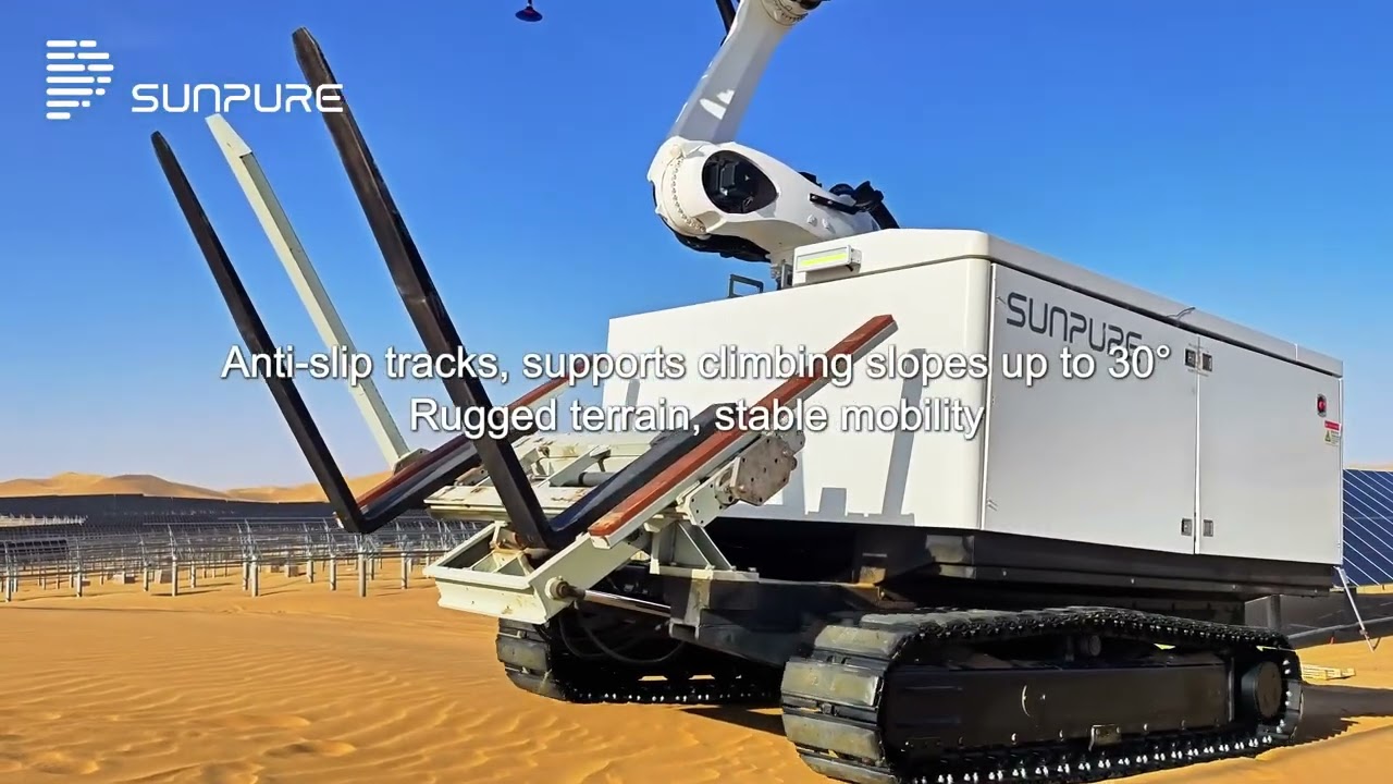 Autonomous Panel Placer.  #solarpanelplacer #solar #solarsystem #solarpanel