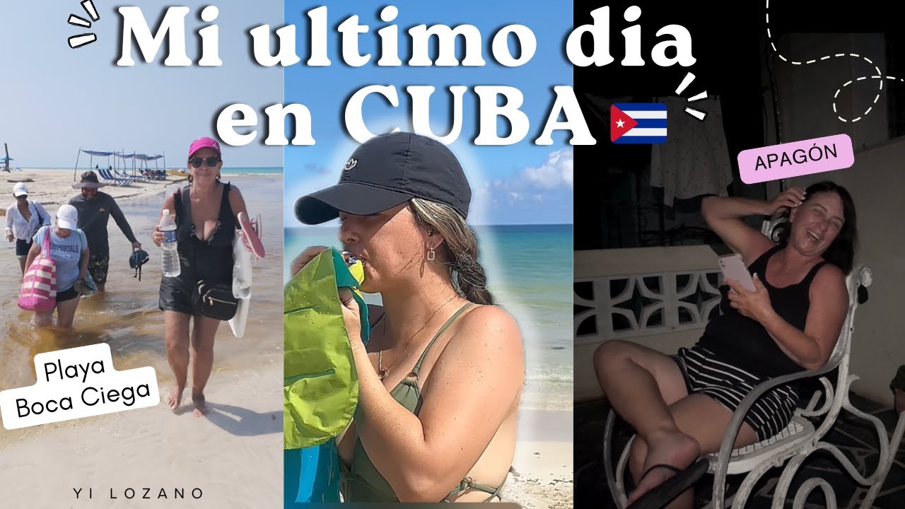 Mi ultimo dia de visita en Cuba  🇨🇺 terminó en apagón de 4 horas!!