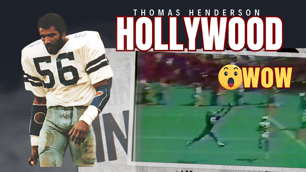 Thomas Hollywood Henderson''s Game Tape is crazy- THE MOST ATHLETIC LB OF THE 70S!