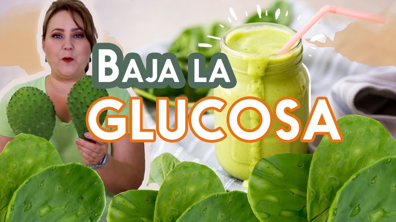 Licuado de Nopal para glucosa Alta