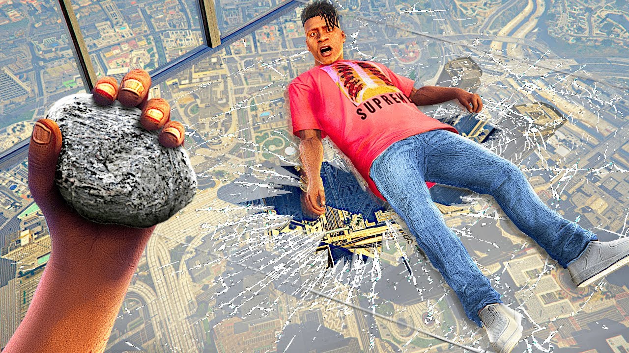 НЕ ходите по СТЕКЛЯННОМУ МОСТУ в GTA 5.