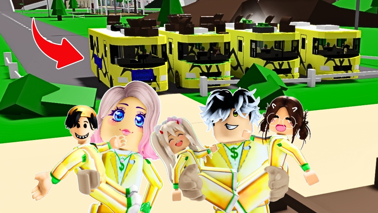 ZENGİN AİLE ARIGİLLER KARAVAN TATİLİNDE😊AYŞEM ECE ARI💥ARIGİLLER🐝ROBLOX BROOKHAVEN🏡RP