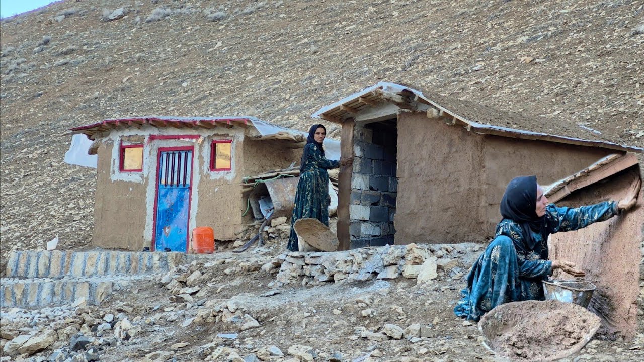 Реконструкция исторической гробницы беременной кочевой матерью и...