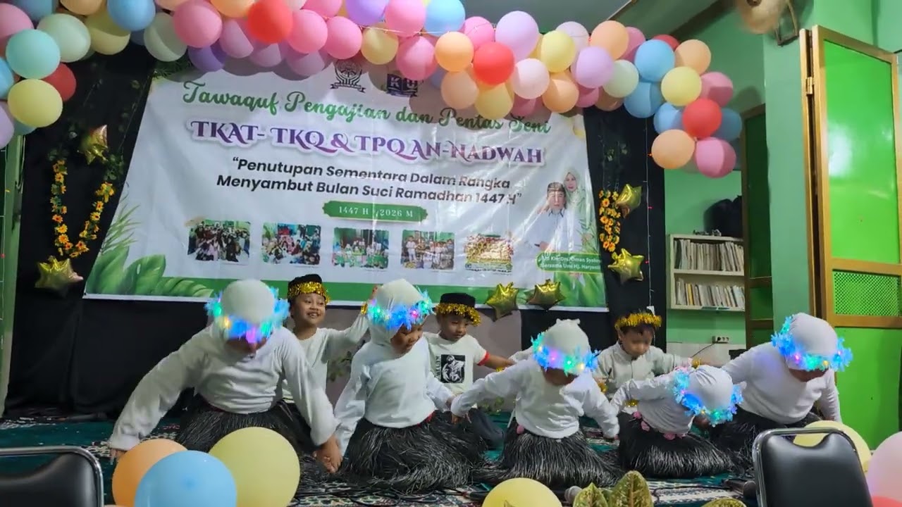Tari Ampar-Ampar Pisang TKAT An-Nadwah | Tawaquf dan Pentas Seni | Ihtifalan Dede Queen Nur dkk