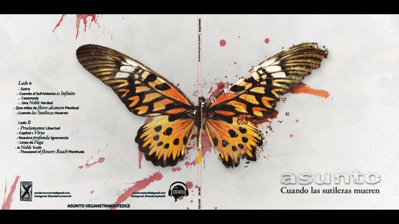 Asunto - Cuando Las Sutilezas Mueren  (OFFICIAL FULL ALBUM STREAM REMASTERING 2024) 4K