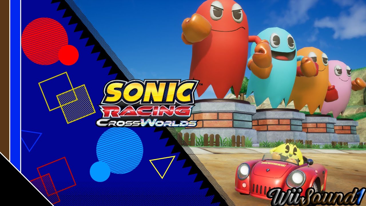 ¡A Través del Laberinto! - Sonic Racing CrossWorlds | Pac Man DLC
