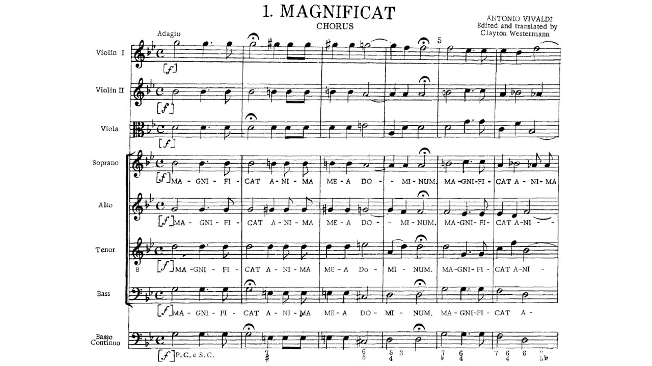 Vivaldi - Magnificat, RV 611 {Urtext score}