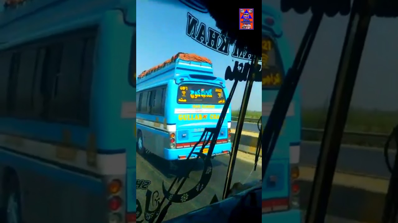شاہد ٹریول VS C_1373 گلاب کوچ JB_5805 ٹاپ ریس