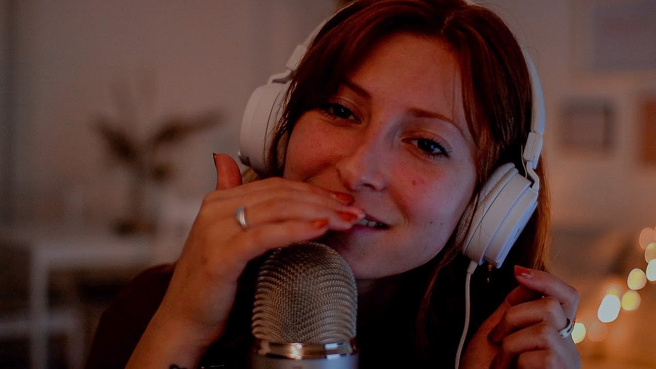 asmr intenso, brain massage, mouth sound, hands movements