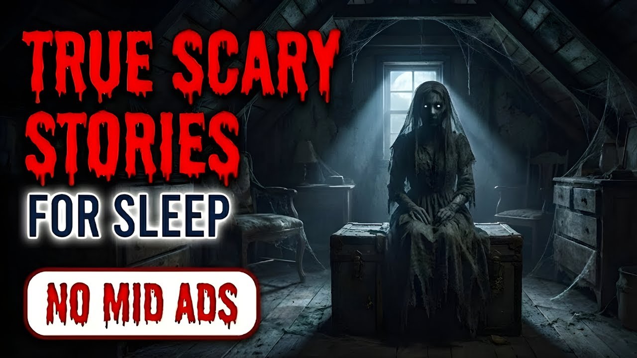 🛑 NO MID ADS 🛑 4+ HOURS of TRUE Scary Stories for Sleep | Gentle Rain | Black Screen | Vol.56