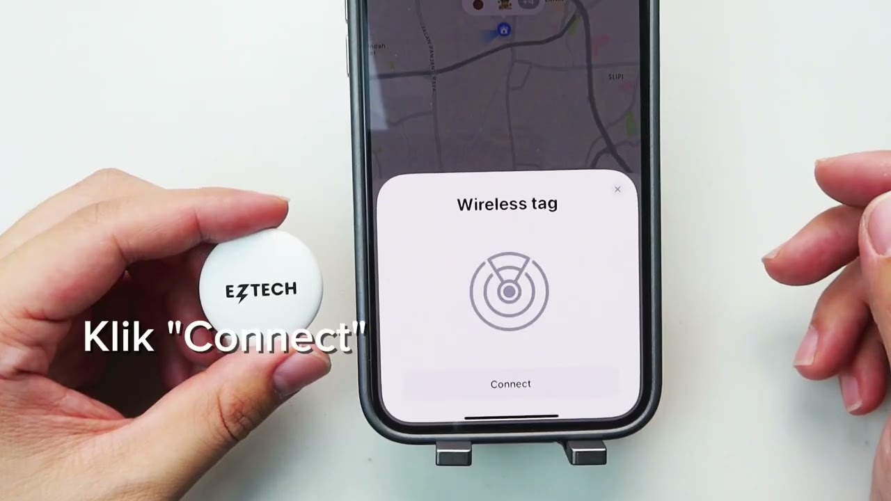 Panduan pemasangan EZTECH M1 dengan iPhone