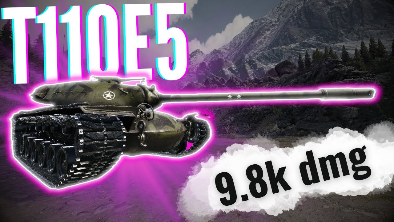T110E5 - 9.8k dmg, 5 frags ● World of Tanks