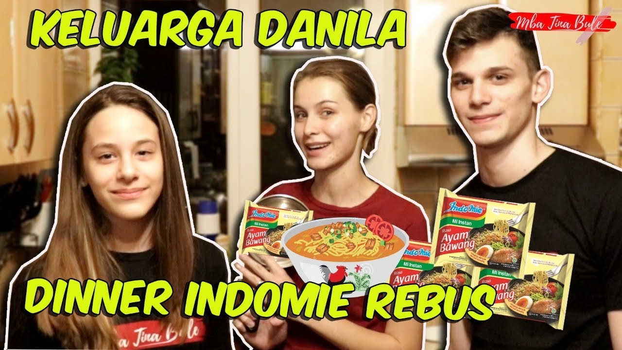 keluarga Danila Dinner Indomie Rebus Di Romania