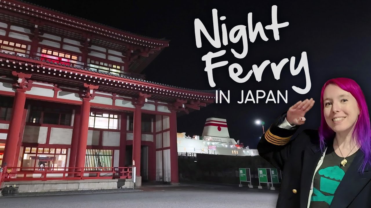 What it's like on a NIGHT FERRY in Japan! ⛴️⚓🌊 Hankyu Ferry, Overnight Kyushu to Kobe / Osaka