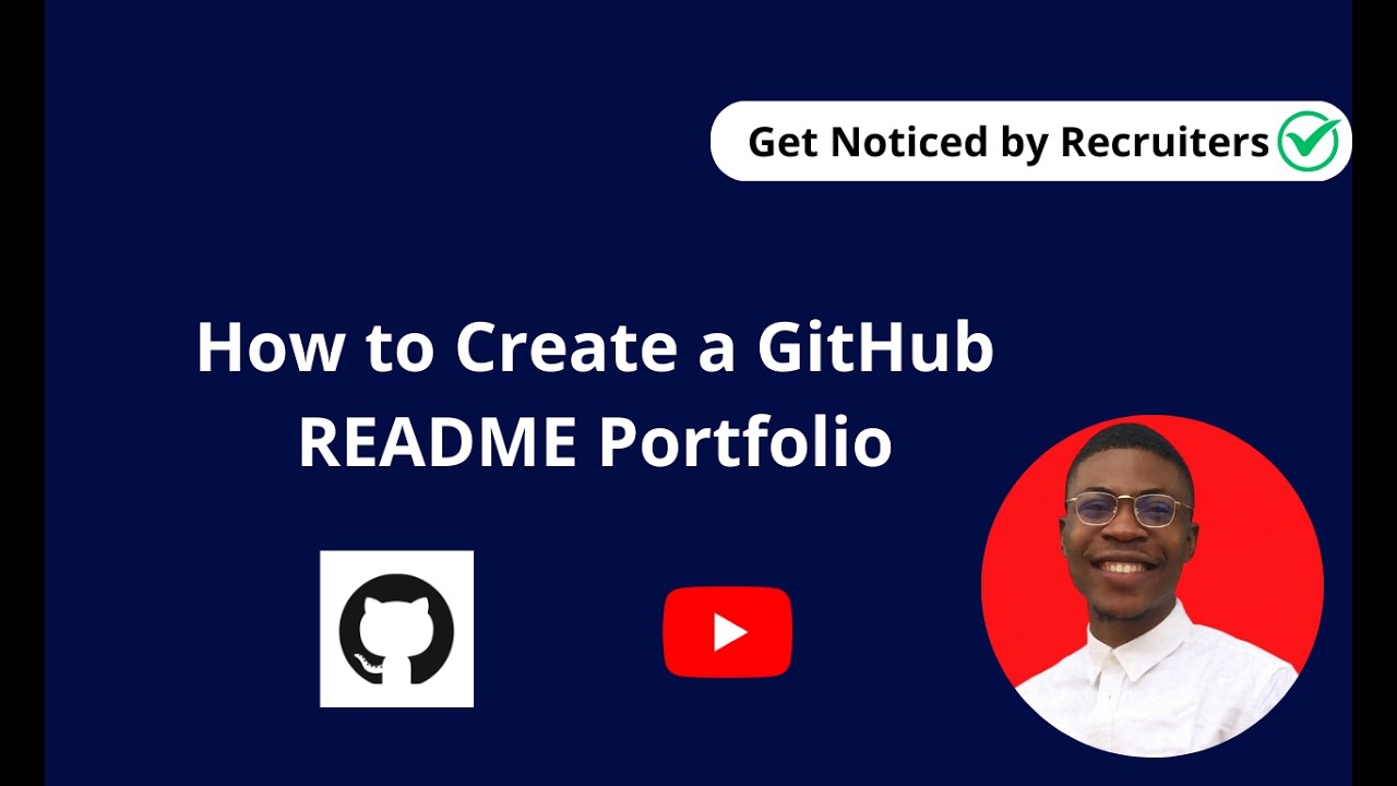 How to Create a Stunning GitHub README Portfolio | Get Noticed by Recruiters