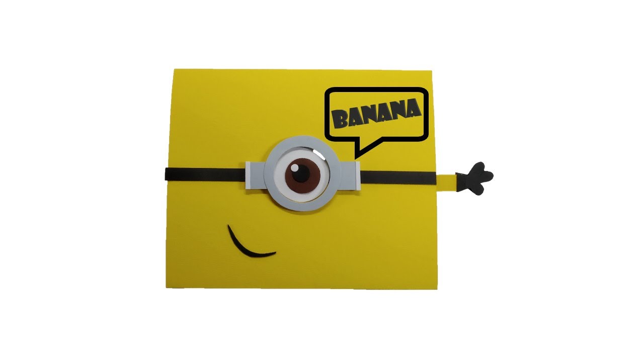 Como hacer Tarjeta de Minion