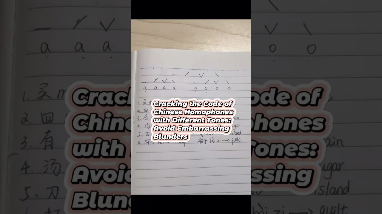 The code of Chinese tones