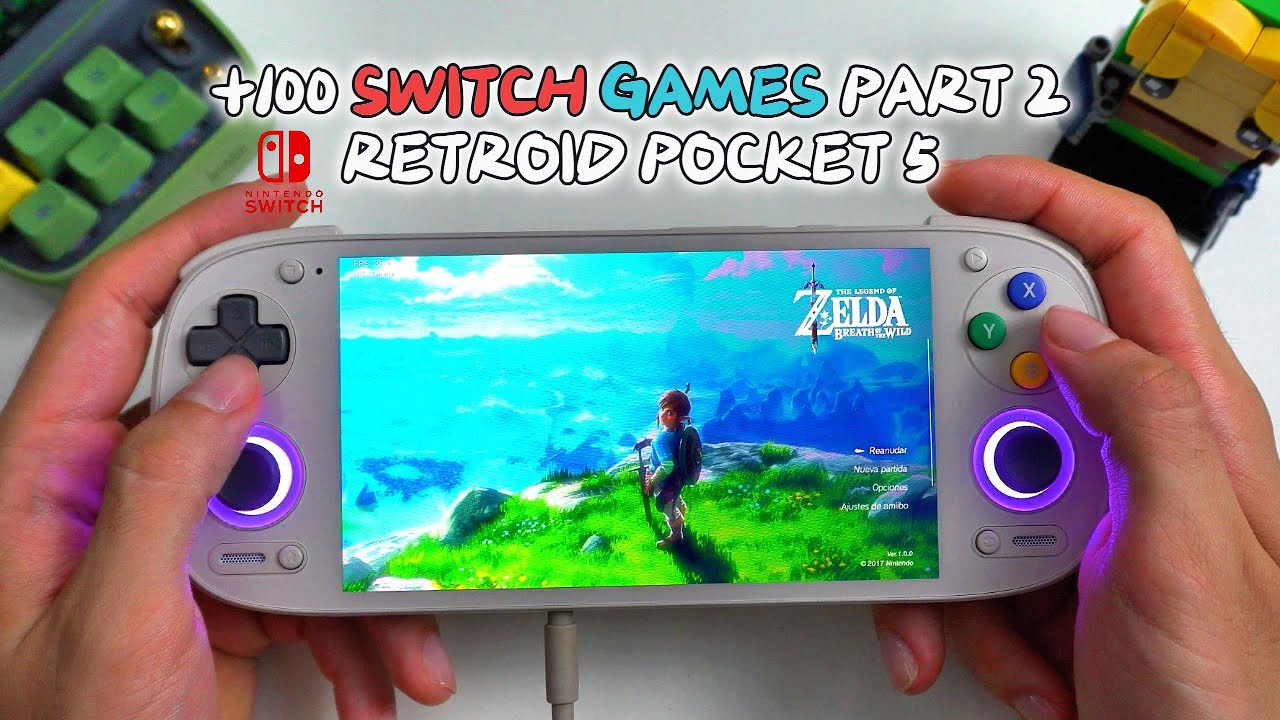 Probamos 100 Juegos de Switch en la RETROID POCKET 5 | PARTE 2