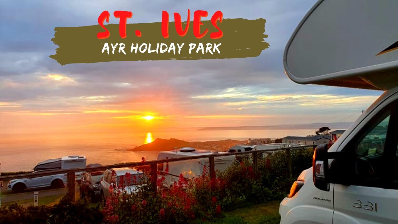 Kornwalia kamperem. Ayr Holiday Park w ST. IVES, plaża PORTHMEOR