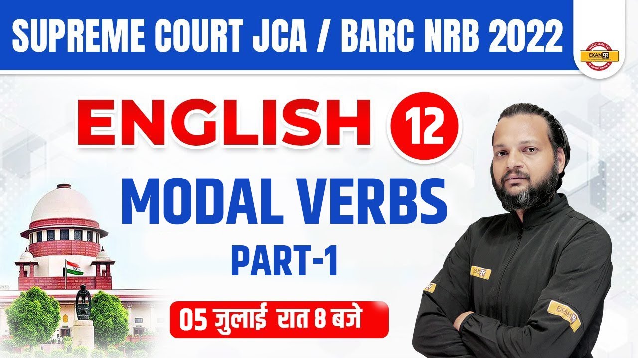 SUPREME COURT JCA/BARC NRB English Complete Revision | Modal Verbs By Tausif Sir