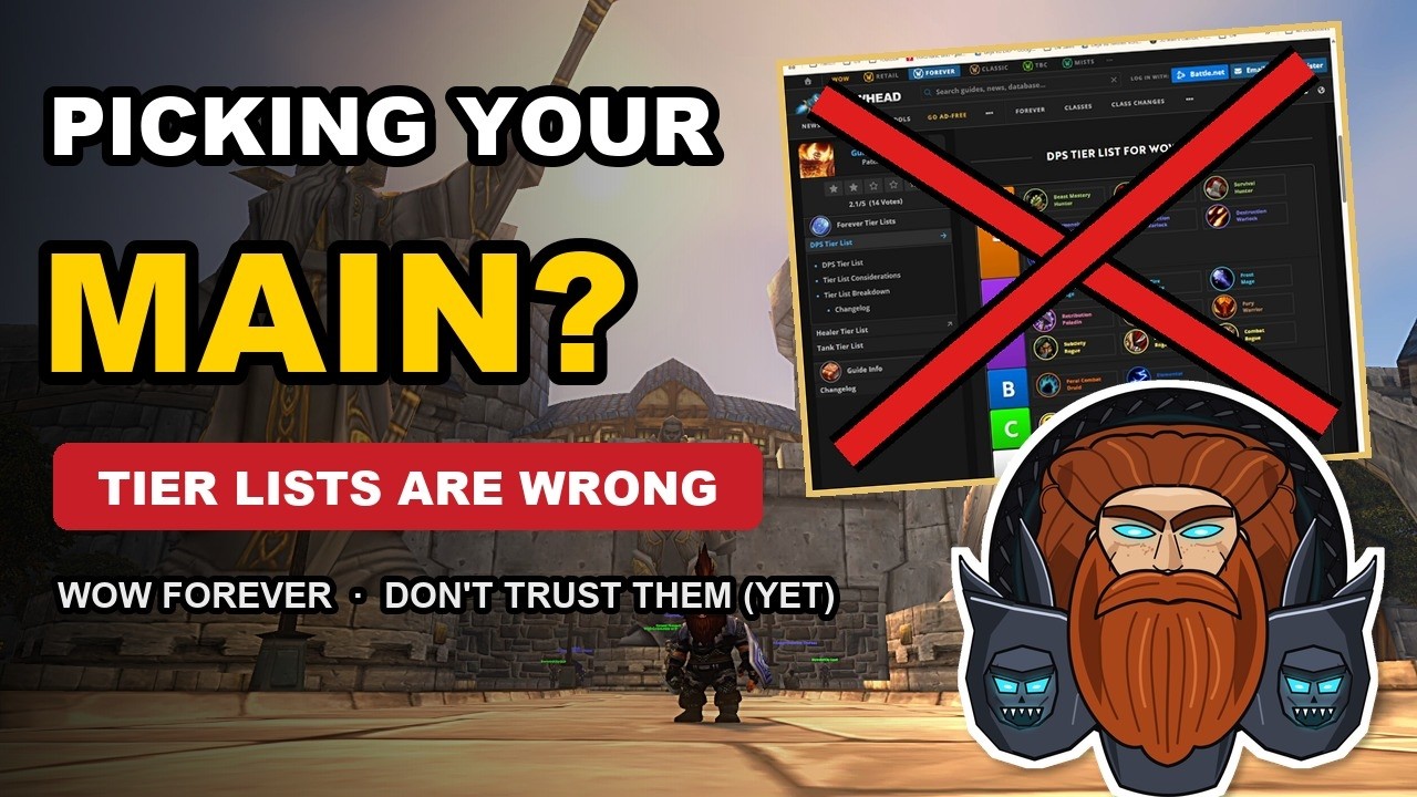 Picking Your WoW Forever Main? Don't Trust the Tier Lists (Yet)