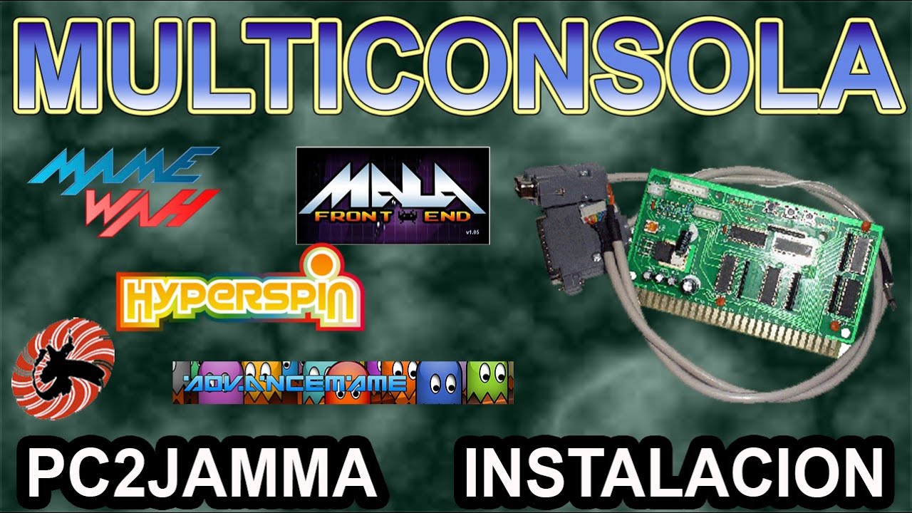 Instalar Control en Multiconsola PC2JAMMA
