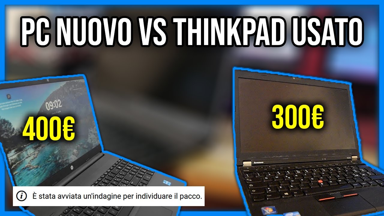 PORTATILE HP NUOVO DA 400&euro; VS THINKPAD X230 USATO NEL 2023!