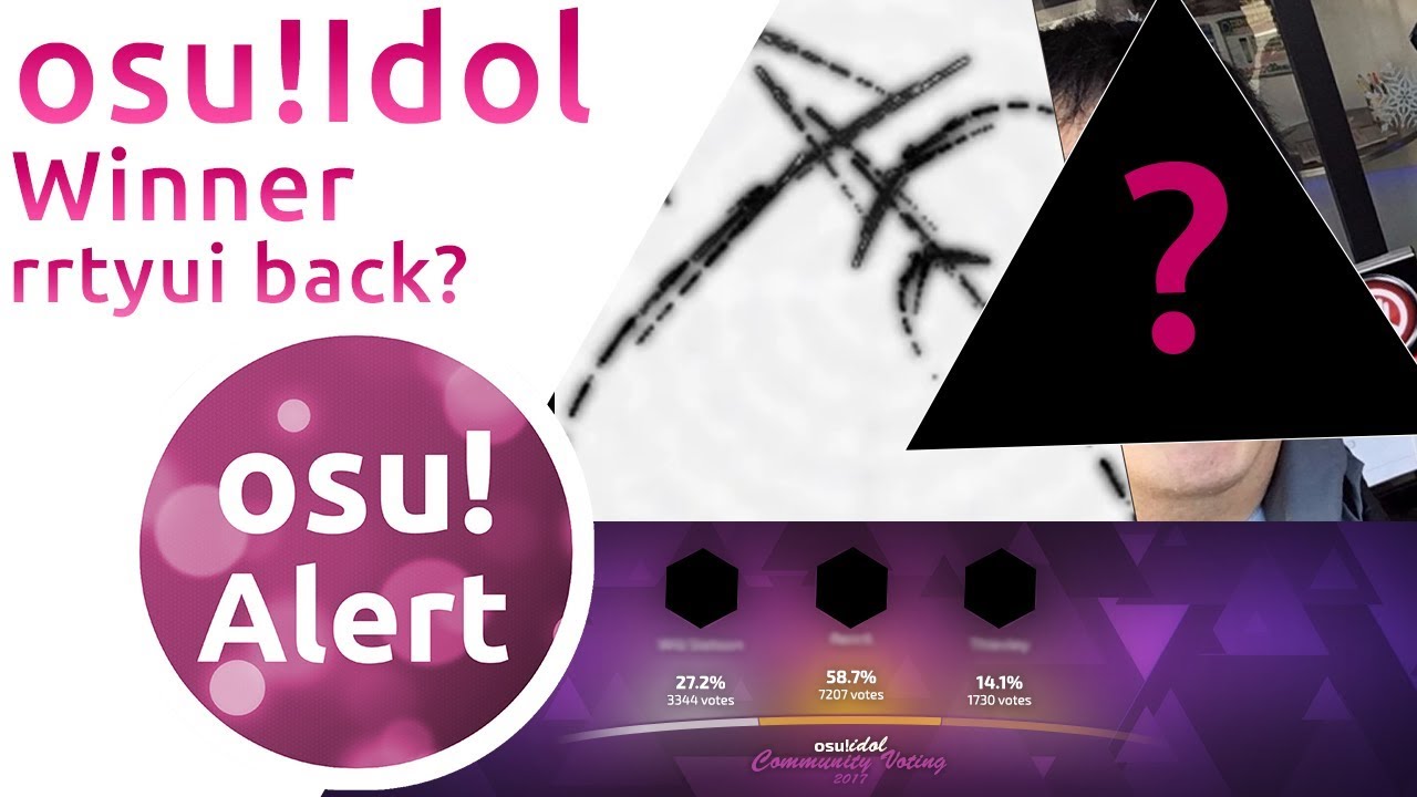 osu! Alert | rrtyui Gets His Rank Back! osu! Idol Winner? Monstrata Face Reveal! + osu! Giveaway