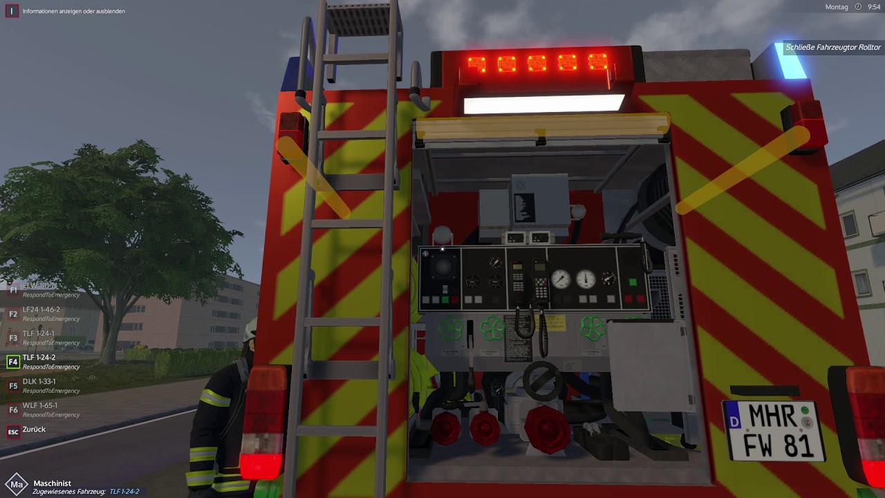 Emergency Call 112 The Fire Fighting Simulation #002 - Burning Climbing Frame