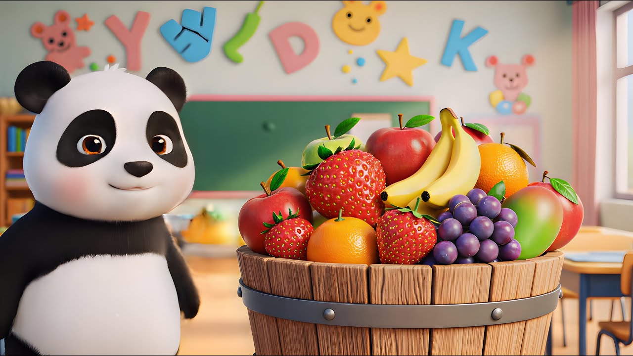 Learn 20 Fruits for Toddlers & Kids  Fun Educational Video 🍎🍌