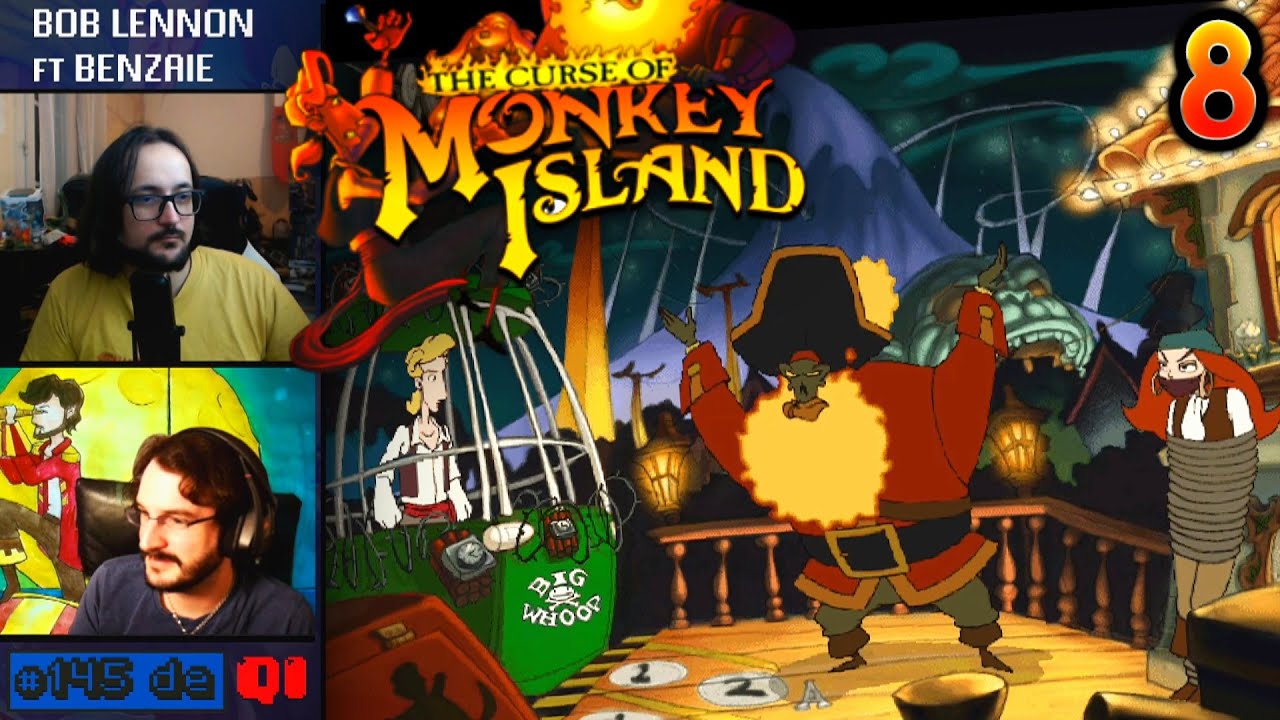 LE CARNAVAL DES DAMNÉS !! 290 de QI- Monkey Island 3 - Ep.8 avec Bob & Benzaie