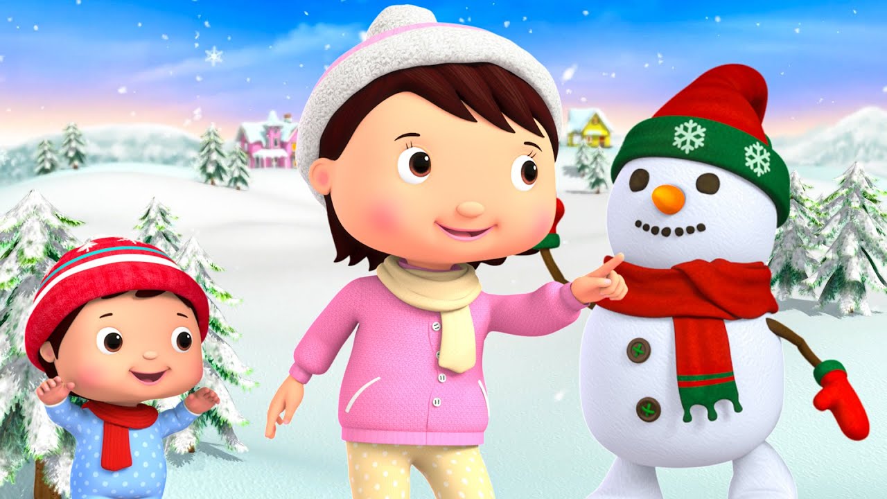 Faisons un bonhomme de Neige | Comptines et Chansons pour Bébés | Little Baby Bum en Français
