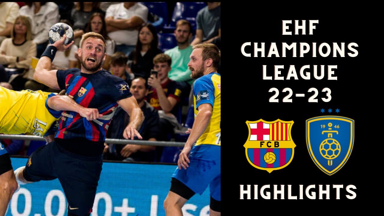 男子手球 歐洲手球冠軍聯賽 巴塞隆拿(FC Barcelona) vs RK采列 (RK Celje) 賽事精華 Champions League 2022