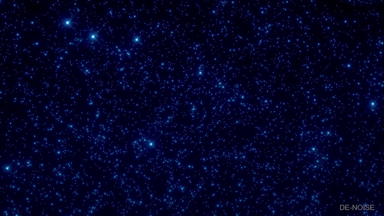 4K THE NIGHT SKY FULL OF BLUE BRIGHT STARS SCREENSAVER BACKGROUND ANIMATION | NO SOUND