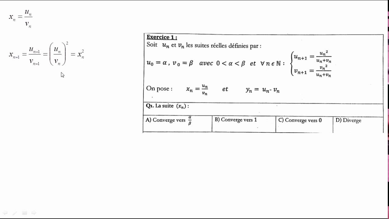 تصحيح السؤال1- من مباراة ولوج ENSA-2014 الخاص بالرياضيات