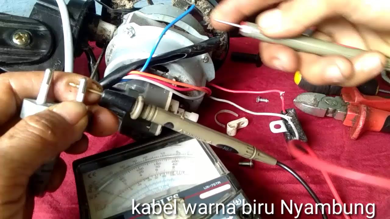 cara cepat servis kipas  angin tanpa bongkar dinamo