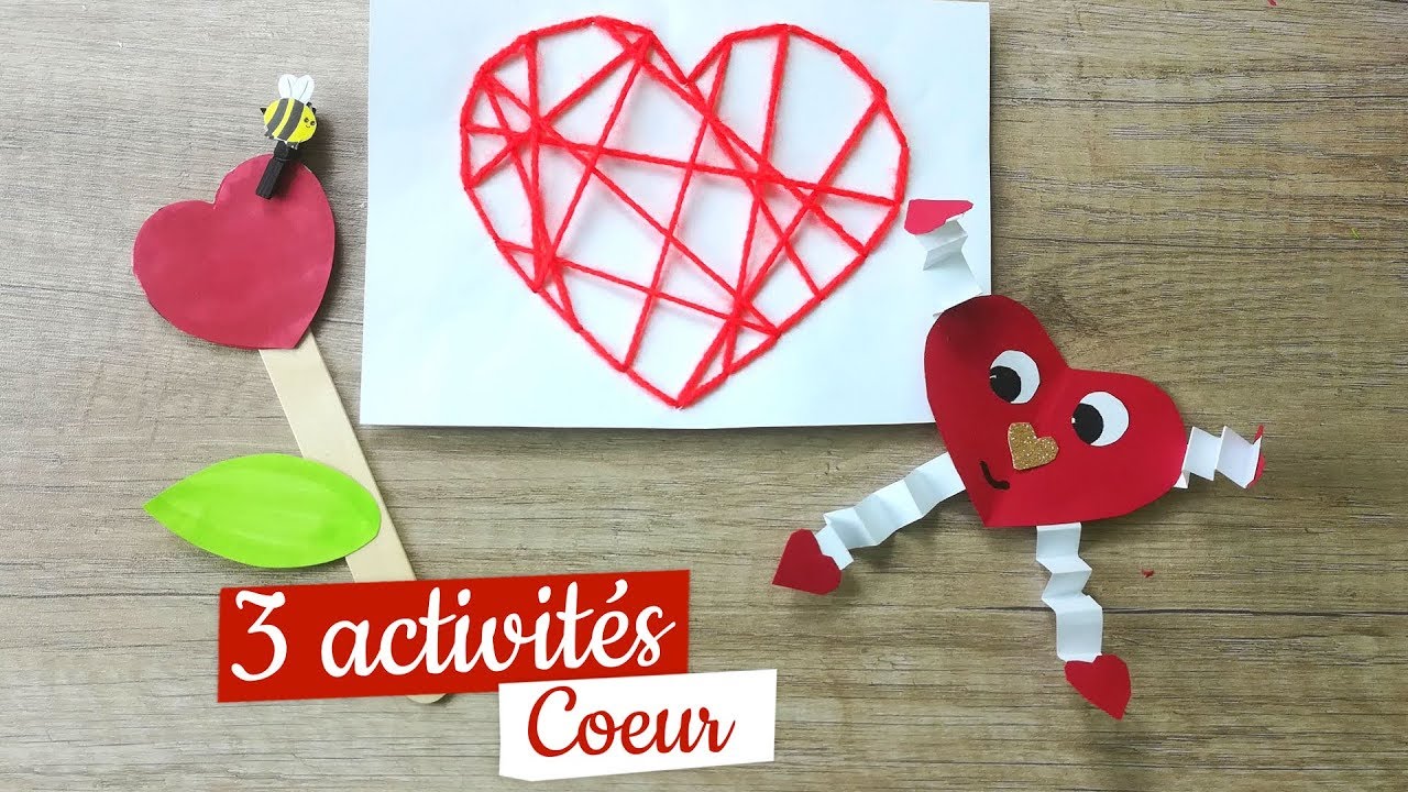 DIY saint valentin : 3 activités manuelles