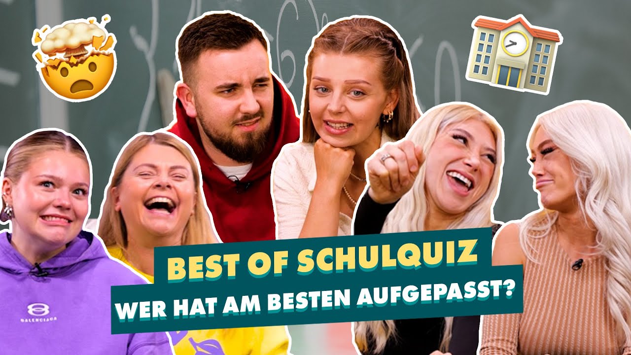 Influencer im ultimativen Schulquiz: Wer bleibt sitzen? 🤓😳  | WISSTIHRNOCH?