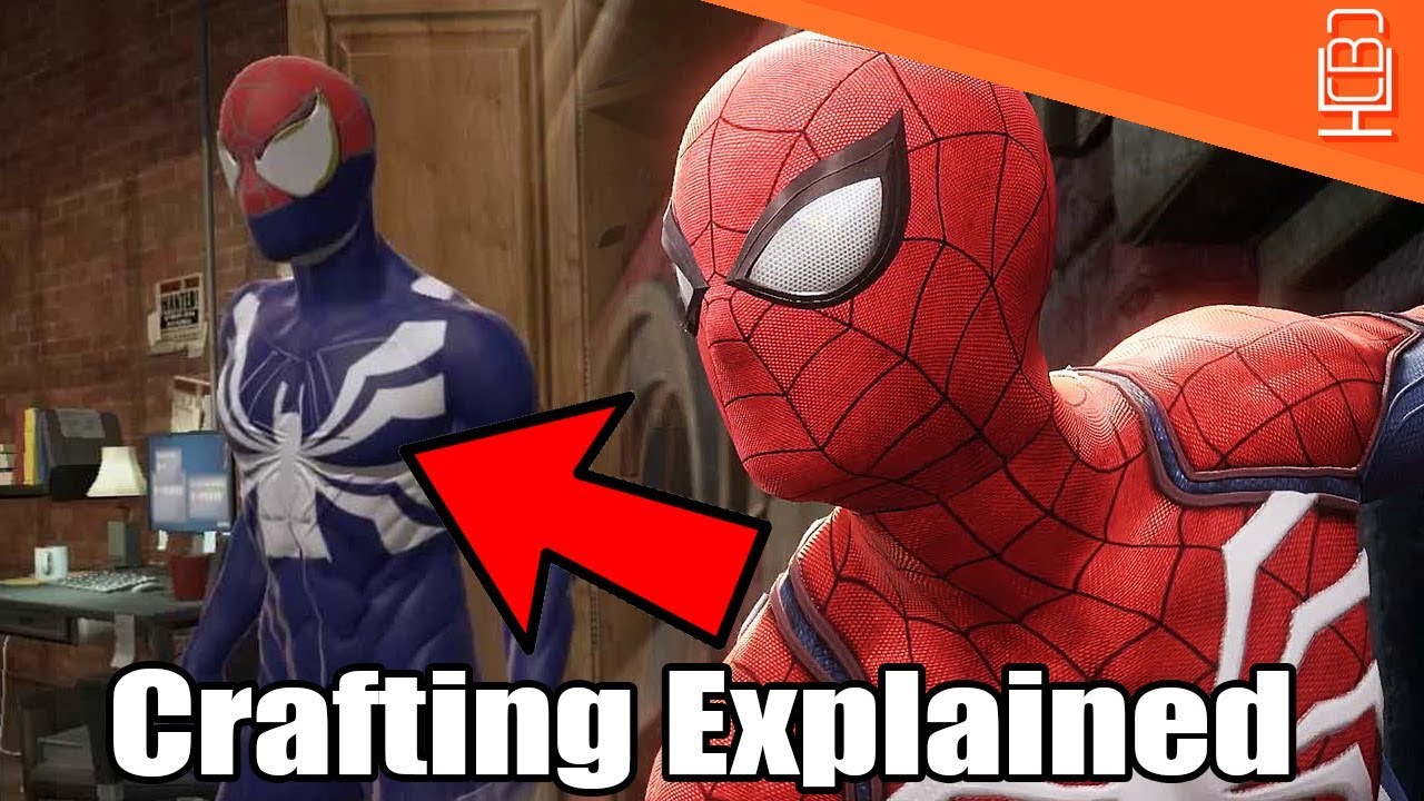 HOW Crafting Suits works in Spider-Man PS4 Explained