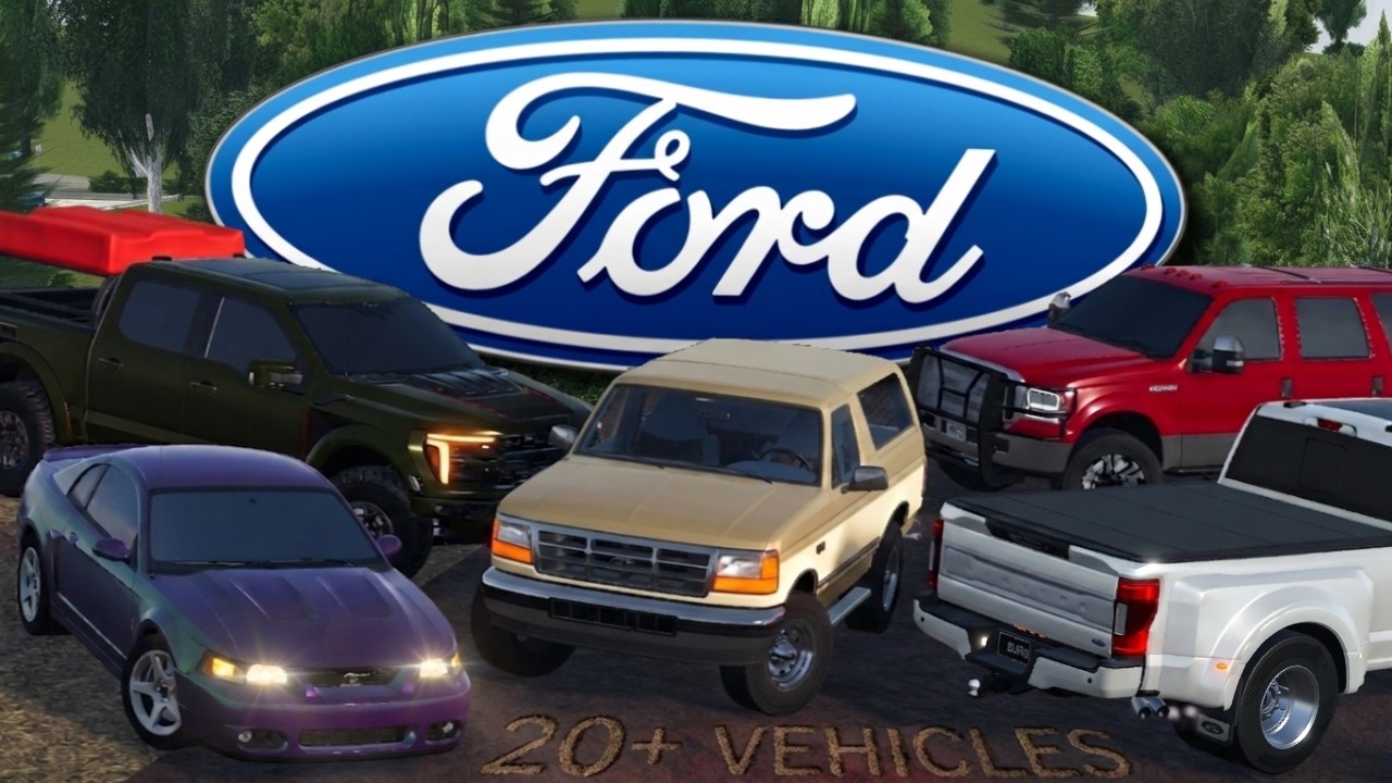 Обновление с 20+ лицензированными FORD в Greenville! (Roblox)